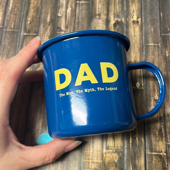 n/a Other - 5for$10 Dad The man The myth The legend - Enamel Coffee Cup camping accessories